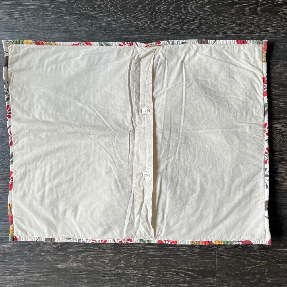 Noble Excellence Jacobean Quilted Floral Pillow Shams Lot King-2 Standard-1 - Picture 6 of 8